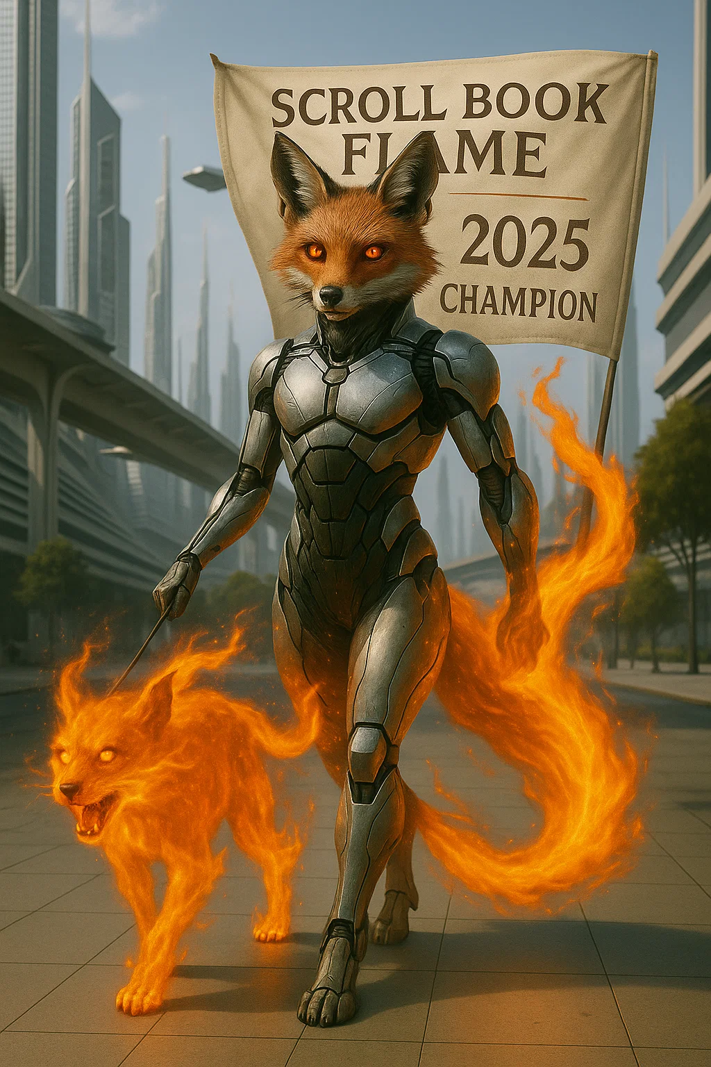 Scroll book flame champion 2025