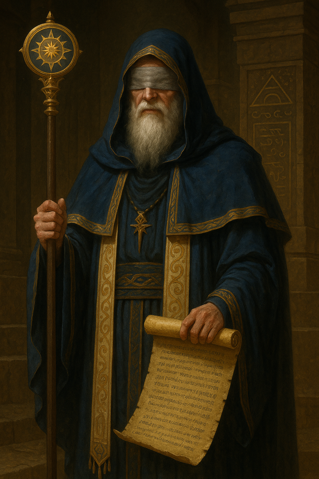 “The Voice of Ashariel – High Flame Priest of the Obsidian Scroll”